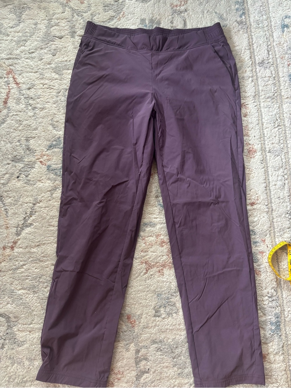 Purple Straight-Leg hiking Pants